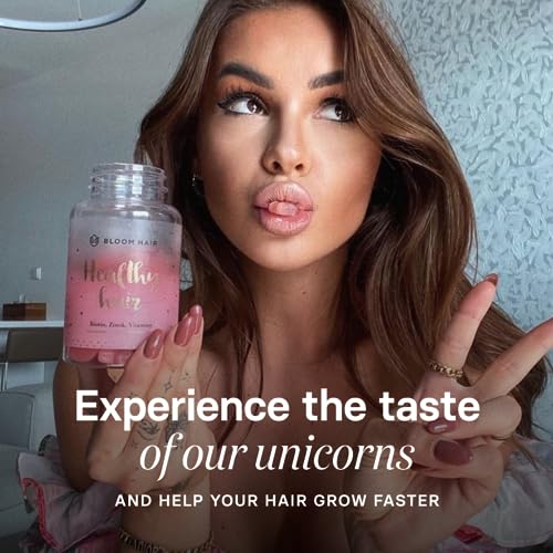 Bloom Hair Gummies for Faster Hair Growth & Biotin Vitamins for Rapid Hair Growth Bloom Hair uk supplements