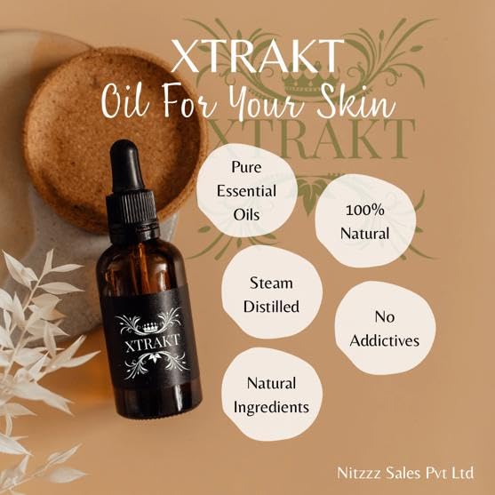 XTRAKT Pure Rose Essential Oil - Therapeutic Grade Aromatherapy Oil for Elegance and Emotional Balance XTRAKT uk supplements