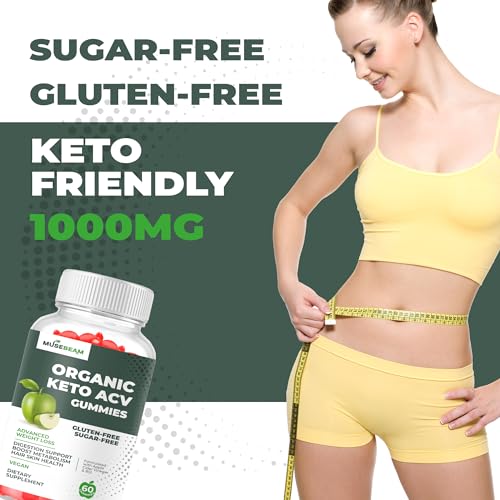 Organic Keto ACV Gummies Advanced Weight Loss - Gluten & Sugar Free Belly Fat Burner MuseBeam uk supplements