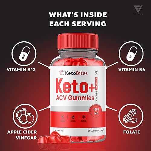 (3 Pack) Keto Bites ACV Gummies, KetoBites Keto ACV Gummies Advanced Weight Loss Fyvus uk supplements