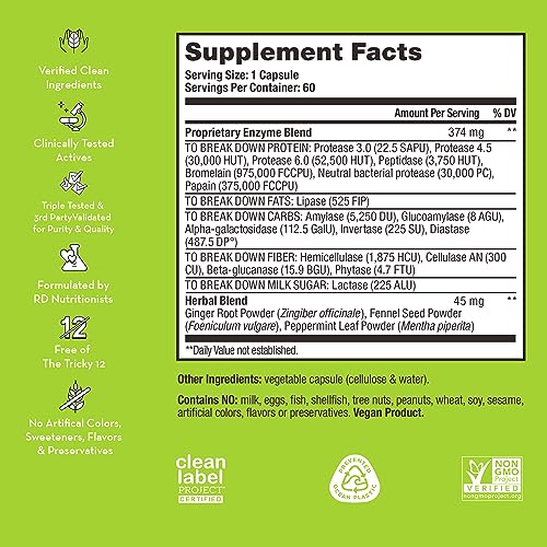 HUM Flatter Me Supplement for Daily Bloating - 18 Full Spectrum Digestive HUM uk supplements