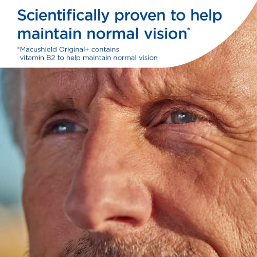 MacuShield Original Plus Capsules - 90 Day Pack, Eye Health Food Supplement containing Macushield uk supplements