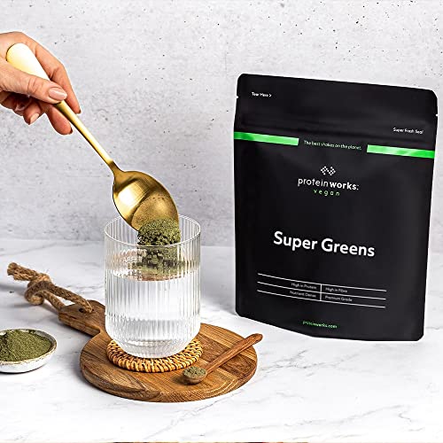 Protein Works Super Greens Powder | Nutrient Dense Detox Shake | Supports Immune System Protein Works uk supplements