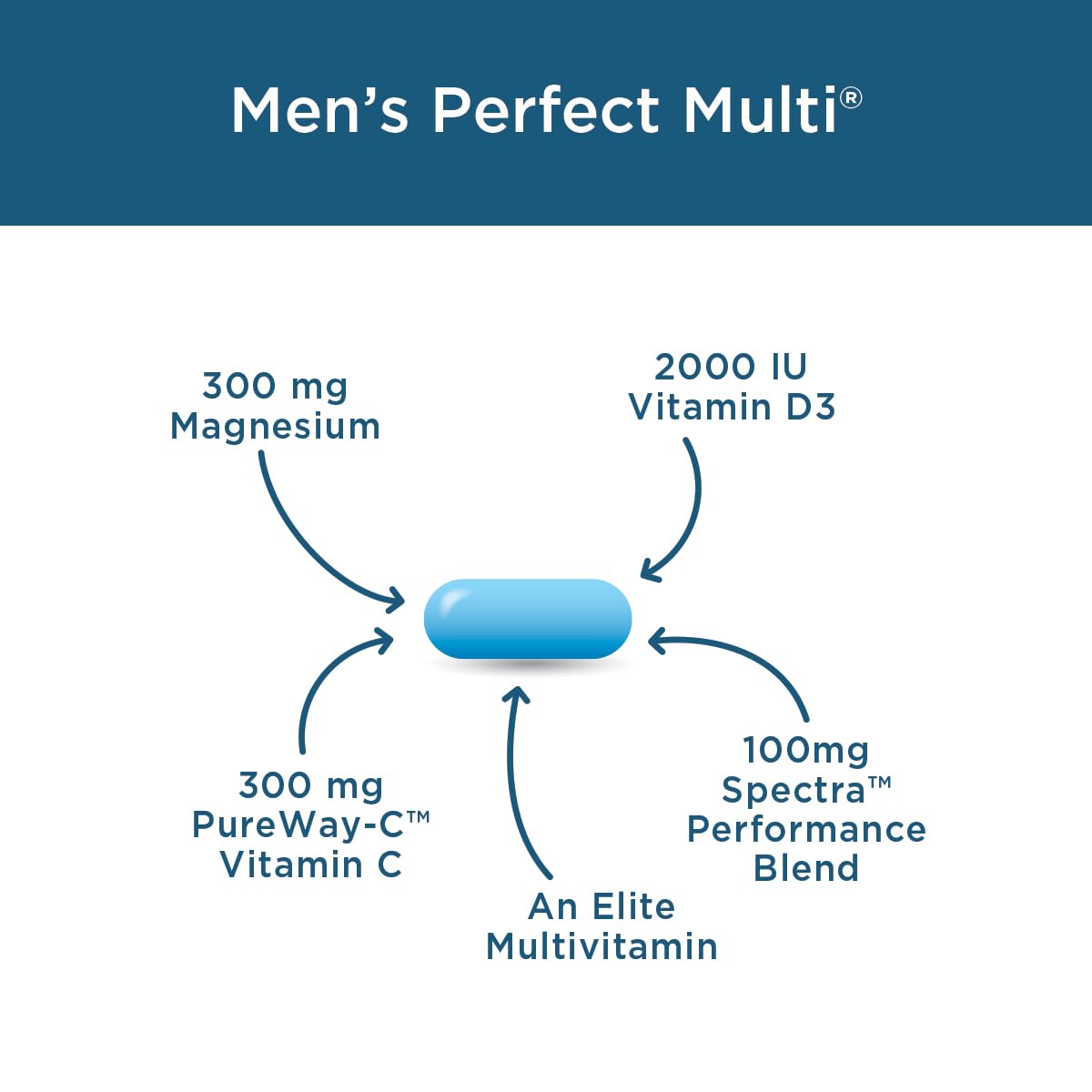 Purity Products Men's Perfect Multi from Vitamins, Minerals and Phytonutrients - Promotes Energy, Vitality and Stamina - Easy to Swallow - 90 Tablets Purity Products uk supplements