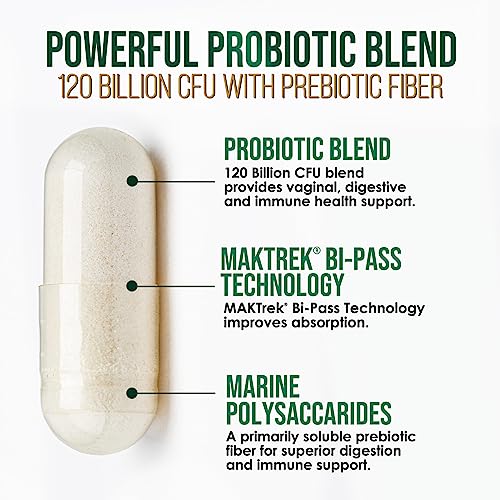 Nature's Peak Probiotics for Digestive Health - 120 Billion CFU with Diverse Strains Nature's Peak uk supplements