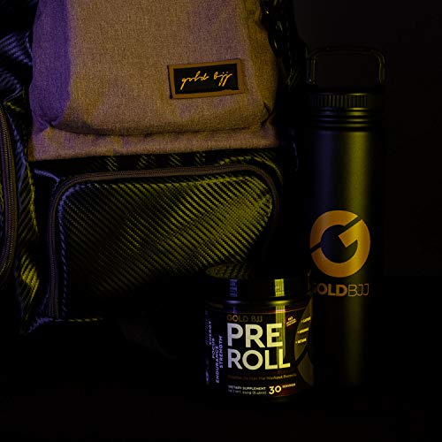 Gold BJJ PreRoll - Jiu Jitsu Pre Workout Supplement for Energy, Focus, and Endurance Gold BJJ uk supplements