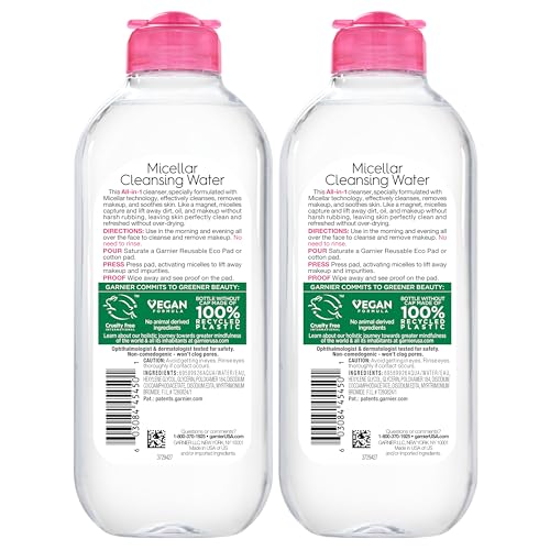 Garnier SkinActive Micellar Water for All Skin Types, Facial Cleanser & Makeup Remover Garnier uk supplements