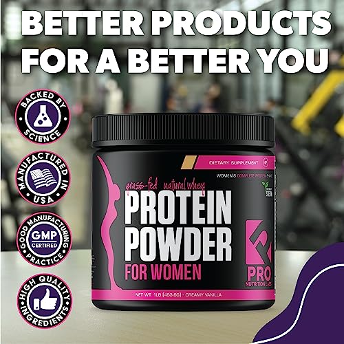 PRO NUTRITION LABS Whey Protein Vanilla Powder for Women - Supports Lean Muscle PRO NUTRITION LABS uk supplements