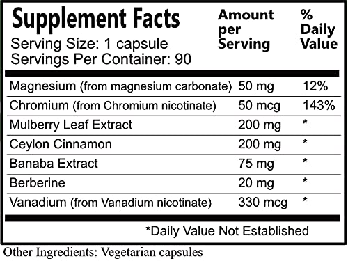 Daily Maunfacturing Carbo-Care™ (Magnesium, Chromium, Mulberry Leaf Extract, Ceylon Daily Manufacturing uk supplements
