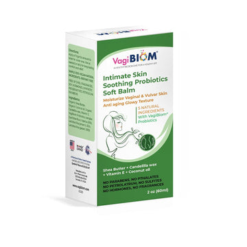 Intimate Skin Soothing Probiotics Soft Balm SheaButter with VagiBiom Lactobacillus crispatus Biom Probiotics uk supplements