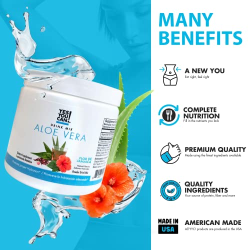 Yes You Can! Organic Aloe Vera Drink Mix - Super Greens Powder - Energy Drink Powder Yes You Can! uk supplements