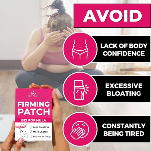 Firming B12 Patches (Pack of 36) - 100% Natural Vitamin Patches for Women, Energy & Body Support Spirit Patches uk supplements