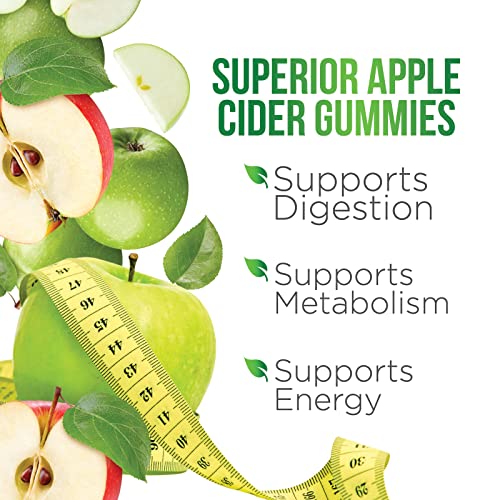Vegan Apple Cider Vinegar Gummies | Max Strength 1000mg | ACV Supplement Gummy for Adults Health Nutrition Naturals uk supplements