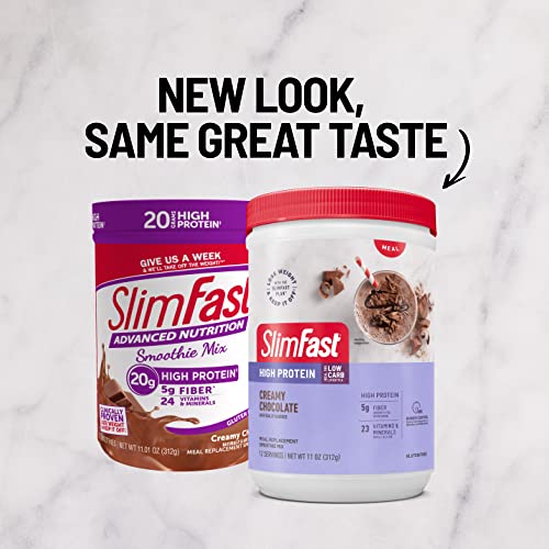 SlimFast High Protein Meal Replacement Shake Powder, 12 Servings (Pack of 2) , Advanced SlimFast uk supplements
