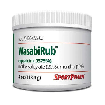 WasabiRub Sports Topical Pain Relief Gel - Joint & Muscle Care - Lightweight Fast-Absorbing Gel for Everyday Movement SportPharm uk supplements
