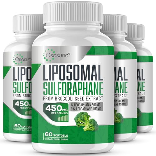 Osasuna Liposomal Sulforaphane 450MG, Maximum Absorption, 240 Softge Osasuna uk supplements