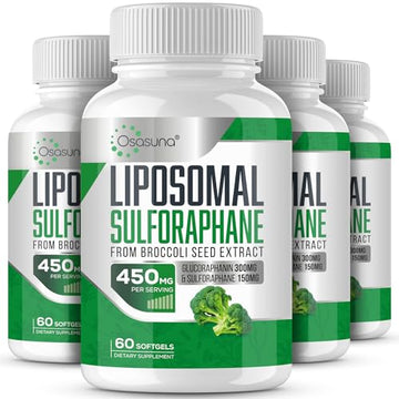 Osasuna Liposomal Sulforaphane 450MG, Maximum Absorption, 240 Softge Osasuna uk supplements