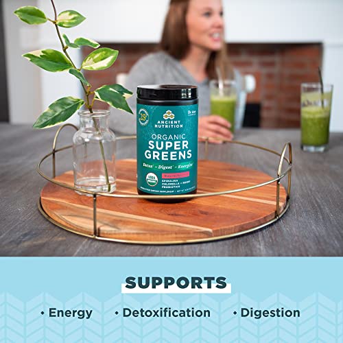 Ancient Nutrition Organic Watermelon Supergreens, 8.82 OZ Ancient Nutrition uk supplements