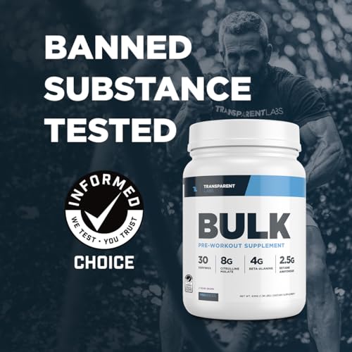 Transparent Labs Bulk Pre Workout Powder - Naturally Sweetened Advanced Pre-Workout Transparent Labs uk supplements