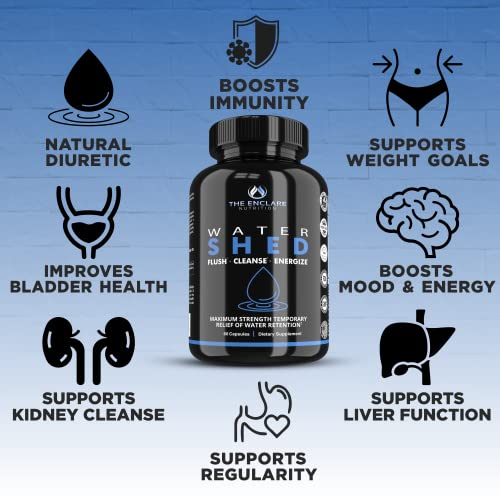 Water Pills Diuretic Water Retention, Liver Detox, Kidney Cleanse, Weight, Swelling THE ENCLARE NUTRITION uk supplements