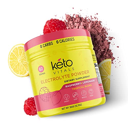 Keto Vitals Electrolytes Powder - Sugar Free Keto Electrolytes Powder with Potassium Keto Vitals uk supplements