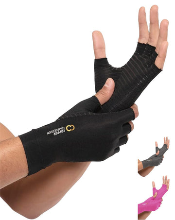 Copper Compression Arthritis Gloves | Fingerless Arthritis Carpal Tunnel Pain Relief Gloves Copper Compression uk supplements