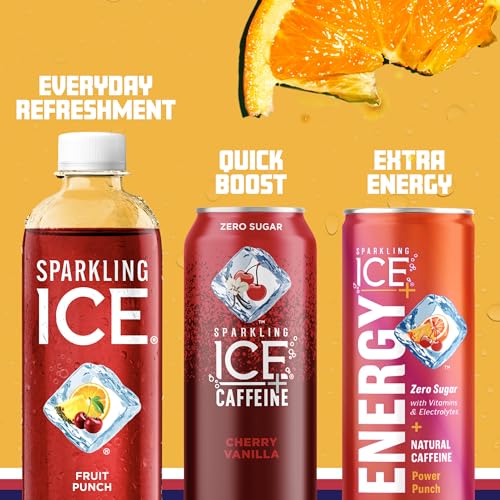 Sparkling Ice, Fruit Punch Sparkling Water, Zero Sugar Flavored Water, with Vitamins Sparkling ICE uk supplements