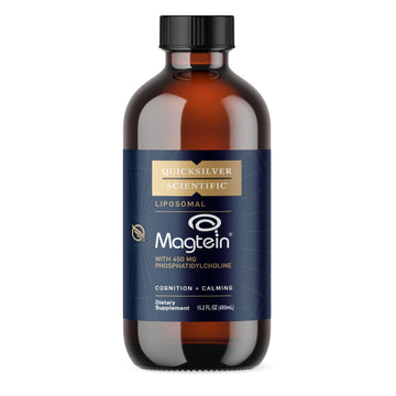 Quicksilver Scientific Liposomal Magtein - Magnesium Supplement for Brain Function Support - Stress, Sleep & Memory Support - Gluten-Free, Sugar-Free & Vegan - 15.2 fl oz (30 Servings) Quicksilver Scientific uk supplements