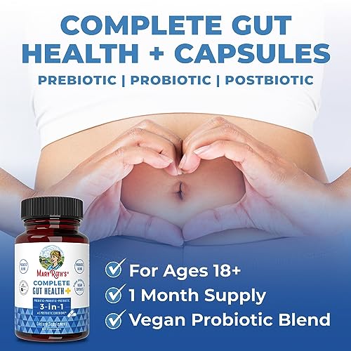 MaryRuth's 3-in-1 Probiotics for Complete Gut Health | Gut Health Supplement for Women MaryRuth Organics uk supplements