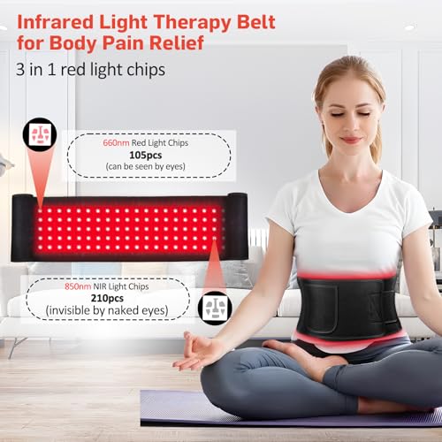 Red Light Therapy for Body, Infrared Light Therapy for Shoulder Waist Muscle Pain Relief GMOWNW uk supplements
