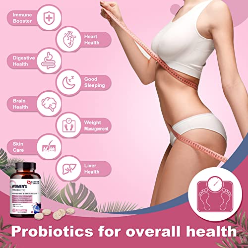 Probiotics-for-Women, Probiotics and Prebiotics, Cranberry and D-Mannose, 50-Billion NATURE TARGET uk supplements