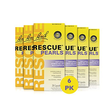 Bach RESCUE PEARLS, Natural Orange Vanilla Flavor, Natural Stress Relief, Homeopathic Flower Essence RESCUE uk supplements