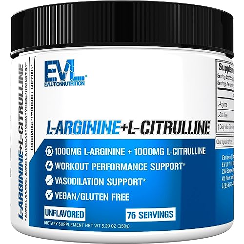 Evlution Nutrition L-Arginine + L-Citrulline - Endurance + Workout Performance Evlution uk supplements
