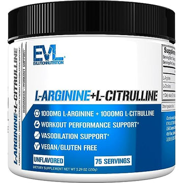 Evlution Nutrition L-Arginine + L-Citrulline - Endurance + Workout Performance Evlution uk supplements