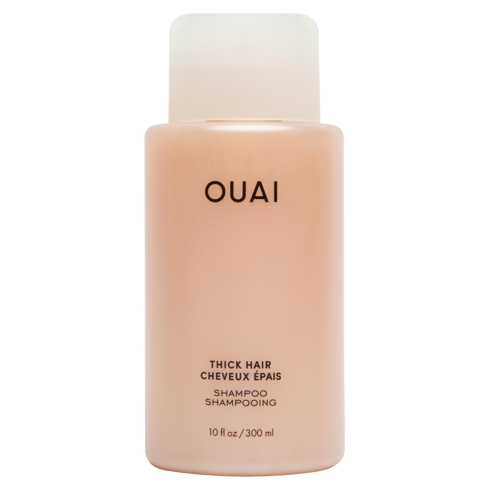 OUAI Thick Shampoo - Moisturizing Shampoo with Keratin, Marshmallow Root, Shea Butter, Avocado Oil for Thick Hair - Strengthens & Hydrates Strands - Paraben, Phthalate & Sulfate Free (10 Fl Oz) OUAI uk supplements
