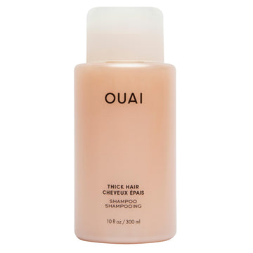 OUAI Thick Shampoo - Moisturizing Shampoo with Keratin, Marshmallow Root, Shea Butter, Avocado Oil for Thick Hair - Strengthens & Hydrates Strands - Paraben, Phthalate & Sulfate Free (10 Fl Oz) OUAI uk supplements