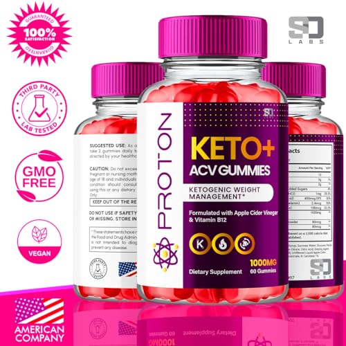 Proton Keto ACV Gummies Advanced Weight Loss 1000 MG, Proton Keto ACV Gummies S.O Labs uk supplements
