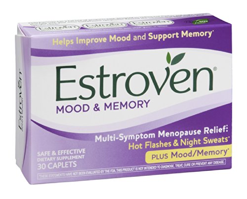 Estroven Plus Mood & Memory Caplets for Menopause, 30-Count Boxes (Pack of 2) Estroven uk supplements