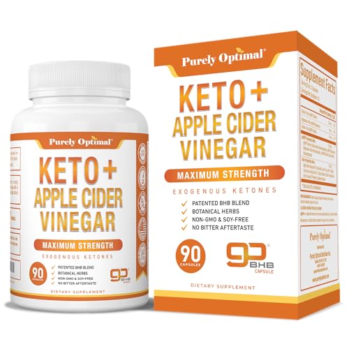 Purely Optimal Keto BHB + Apple Cider Vinegar Capsules with The Mother - Keto Diet Purely Optimal uk supplements
