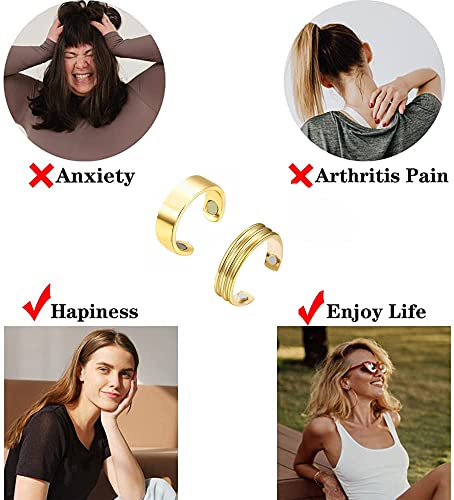 CSIYANJRY99 2-4PCS Lymphatic Drainage Ring for Women Men,Lymph Detox Ring Therapy CSIYANJRY99 uk supplements