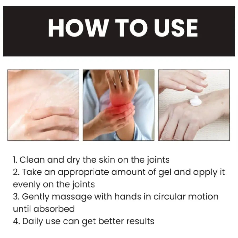ETKOVNJ 6 Packs Bee Venom Cream, Bee Venom Bone Gel Joint Gel for Neck, Waist, Back of Hands, Feet and Legs ETKOVNJ uk supplements