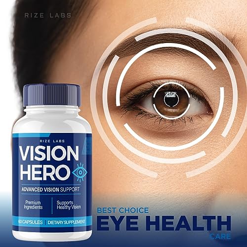 (5 Pack) Vision Hero Capsules - Vision Hero Eye Health Supplement for Healthy rize labs uk supplements