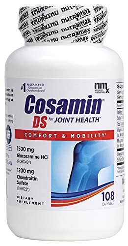 Cosamin DS For Joint Health Comfort & Mobility, 108 Capsules Nutramax Laboratories uk supplements