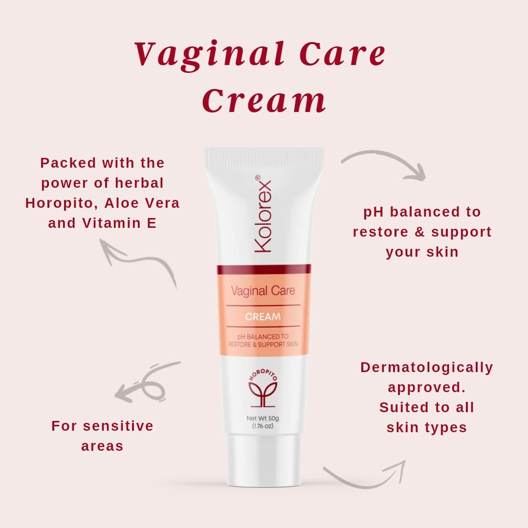 Kolorex® Vaginal CareCream, Natural Herbs soothes Intimate Areas, Replenish Sensitive Skin. Kolorex uk supplements