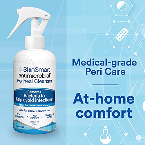 SkinSmart Antimicrobial Perineal Cleanser, Ideal for Incontinence Care SkinSmart Antimicrobial uk supplements