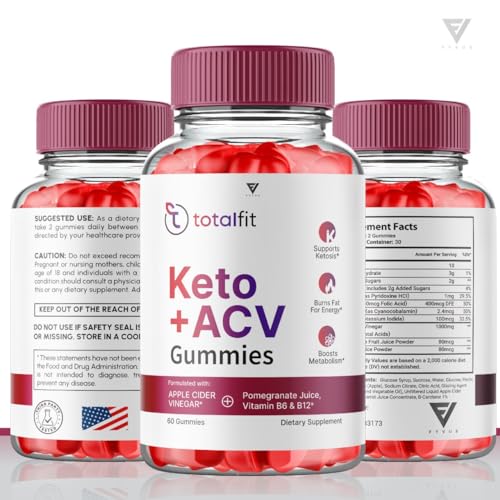 (2 Pack) Total Fit Keto ACV Gummies Advanced Apple Cider Vinegar Supplement Reviews Fyvus uk supplements