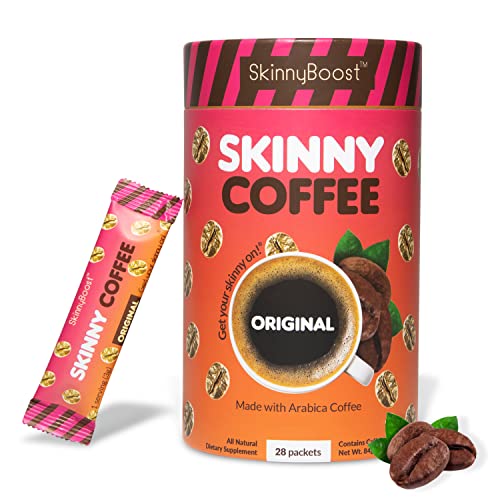 Skinny Boost Skinny Coffee- (Unflavored) Instant Sticks Made with Arabica Coffee, Garcinia SkinnyBoost uk supplements
