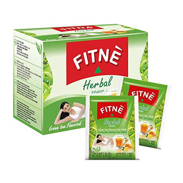 FITNE Green Tea Herbal Honey Lemon With Garcinia Senna Infusion Gentle Detox Cleanse FITNÈ uk supplements